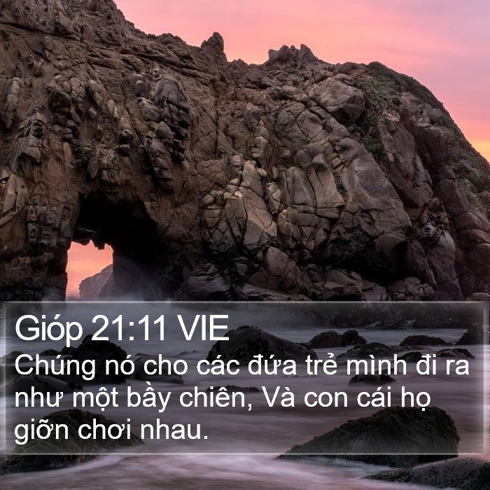 Gióp 21:11 VIE Bible Study
