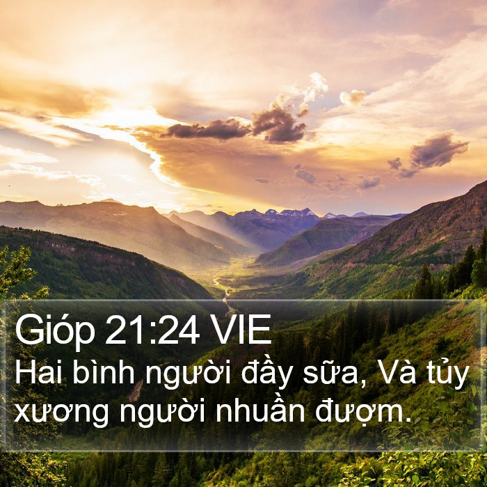 Gióp 21:24 VIE Bible Study