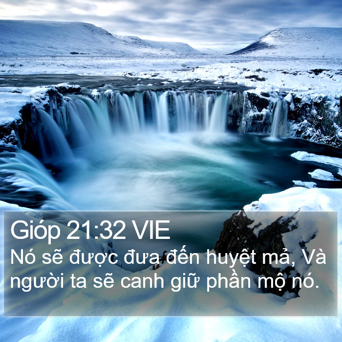 Gióp 21:32 VIE Bible Study