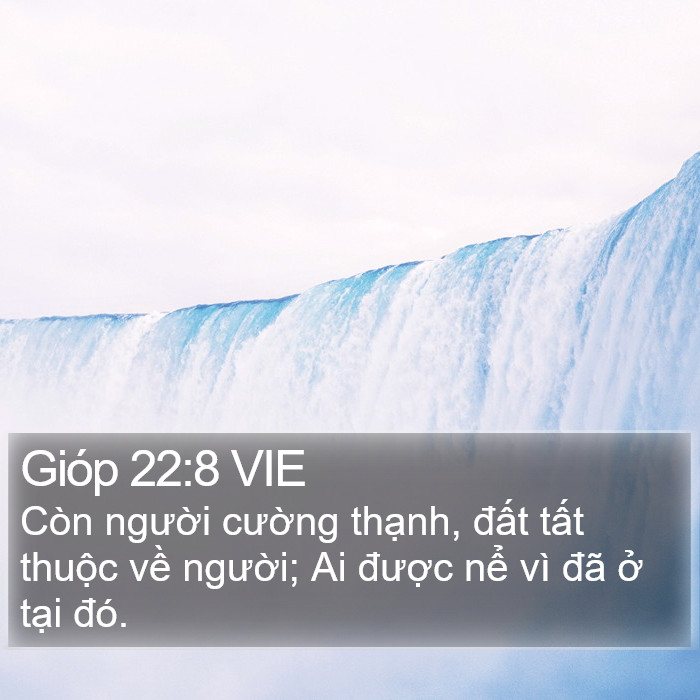 Gióp 22:8 VIE Bible Study