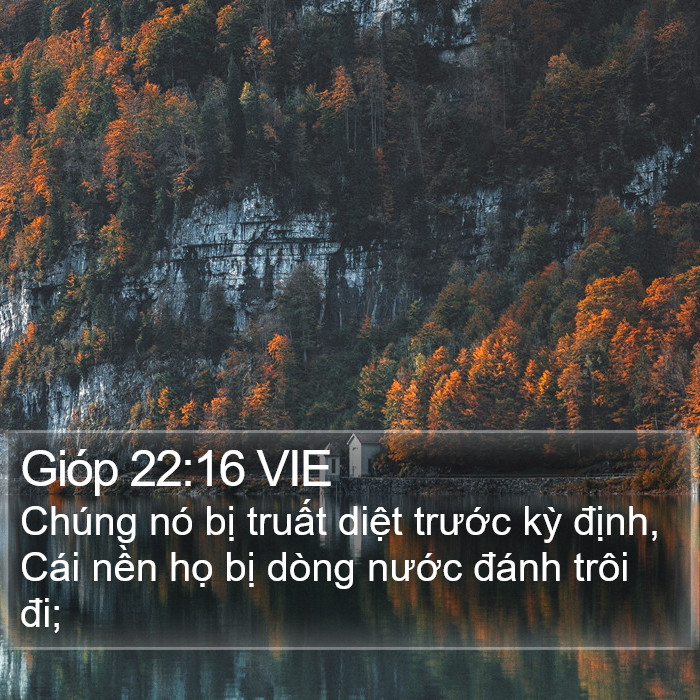Gióp 22:16 VIE Bible Study
