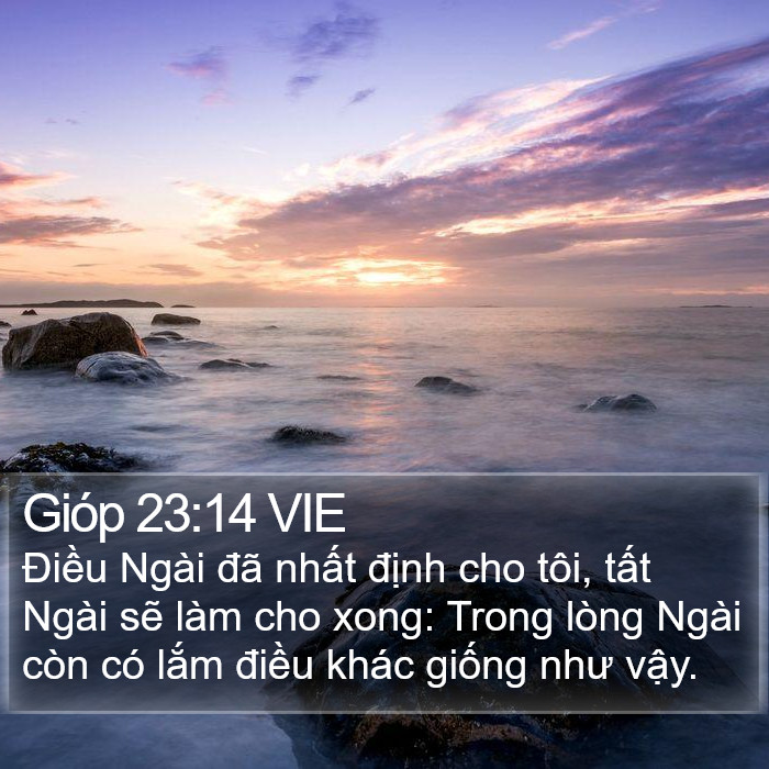 Gióp 23:14 VIE Bible Study