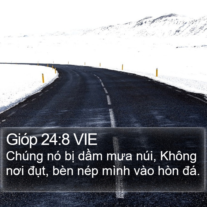 Gióp 24:8 VIE Bible Study