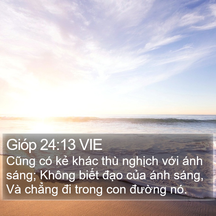 Gióp 24:13 VIE Bible Study