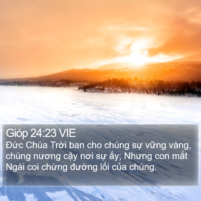 Gióp 24:23 VIE Bible Study