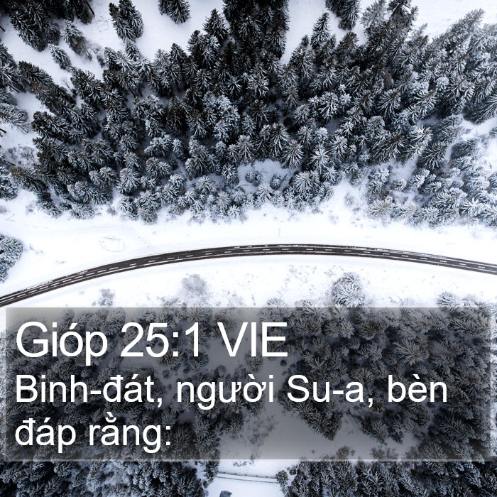 Gióp 25:1 VIE Bible Study