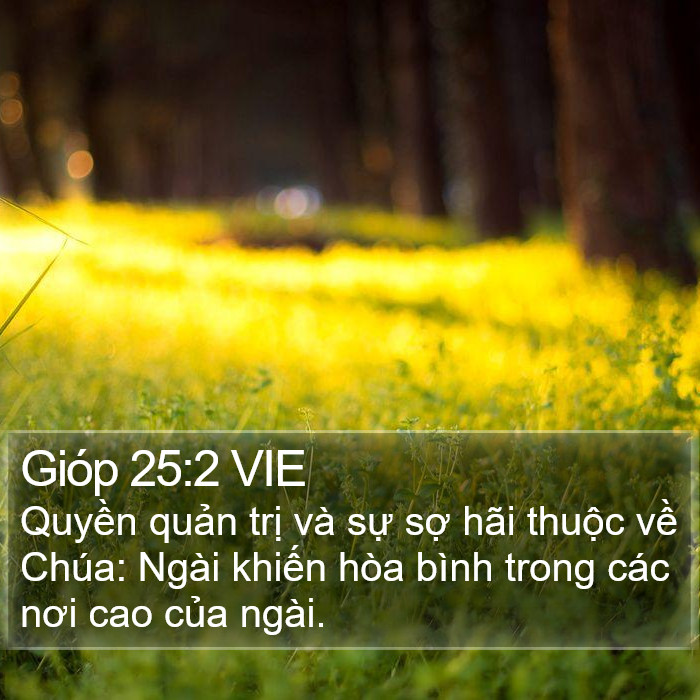 Gióp 25:2 VIE Bible Study