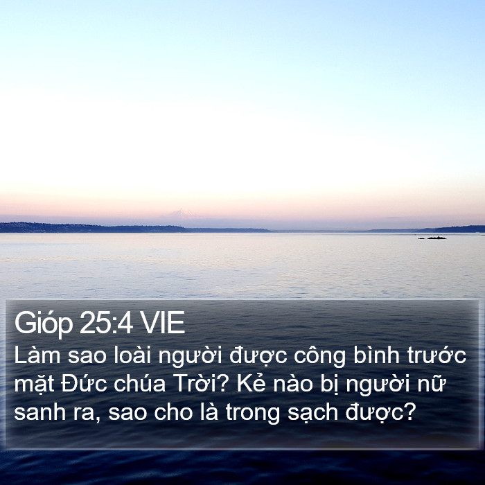 Gióp 25:4 VIE Bible Study