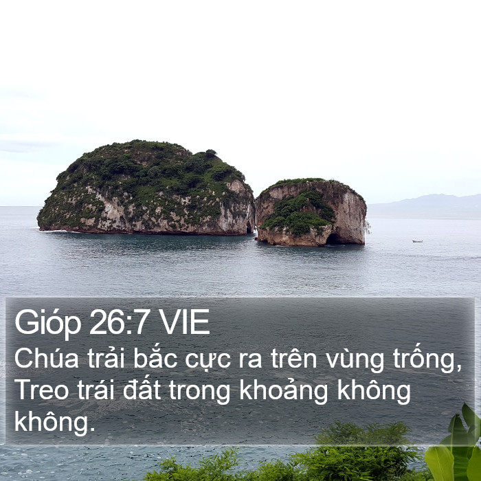 Gióp 26:7 VIE Bible Study