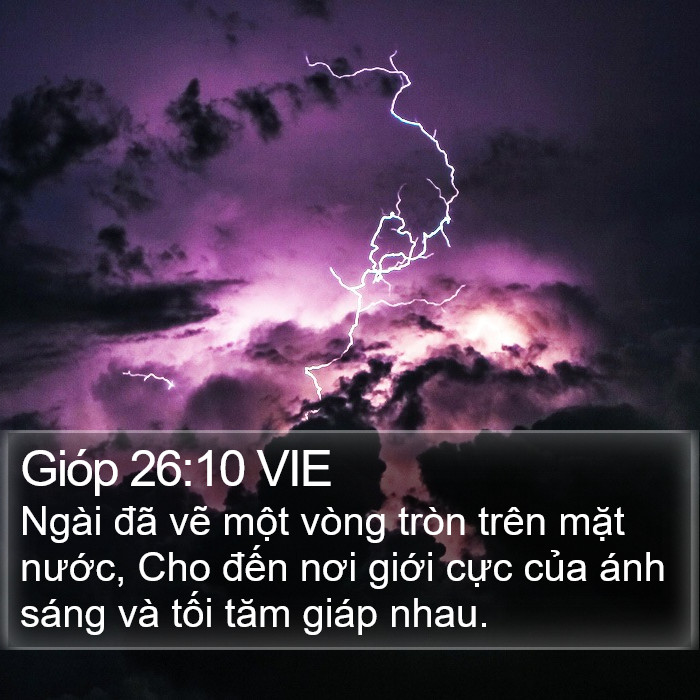 Gióp 26:10 VIE Bible Study