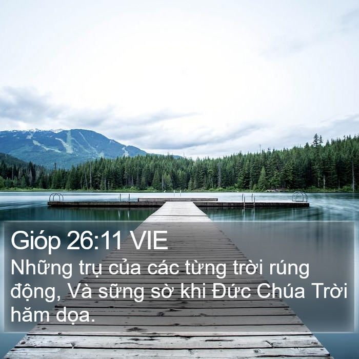 Gióp 26:11 VIE Bible Study