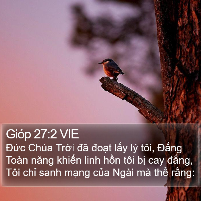 Gióp 27:2 VIE Bible Study