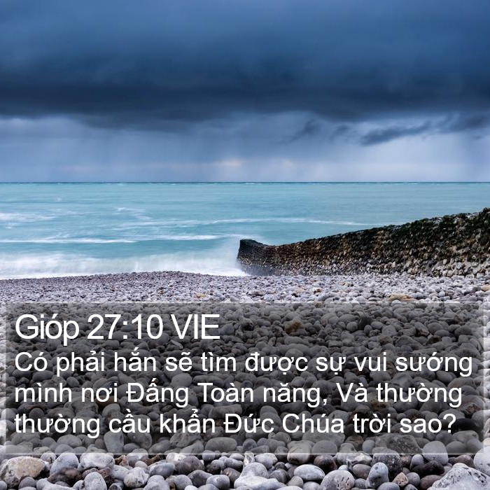 Gióp 27:10 VIE Bible Study