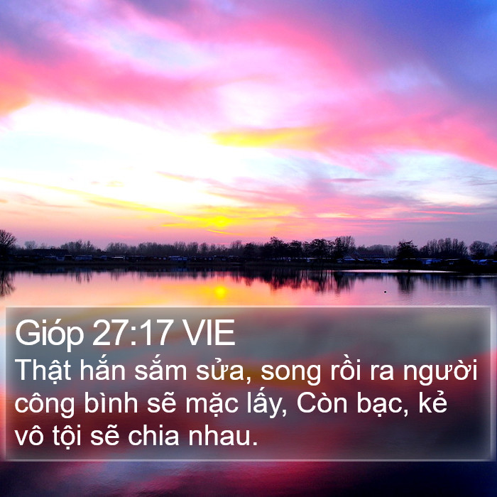Gióp 27:17 VIE Bible Study