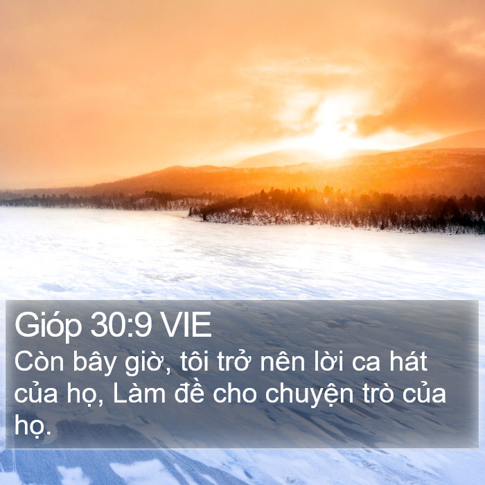 Gióp 30:9 VIE Bible Study