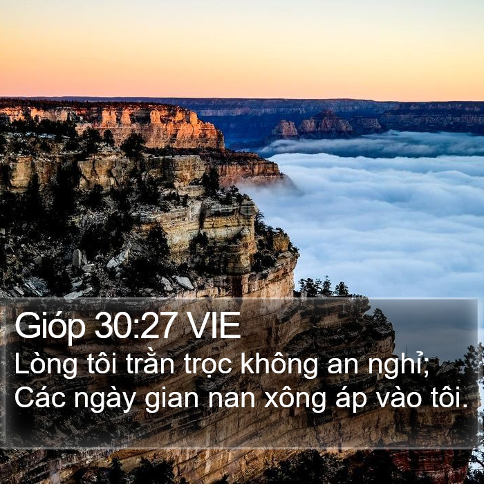 Gióp 30:27 VIE Bible Study