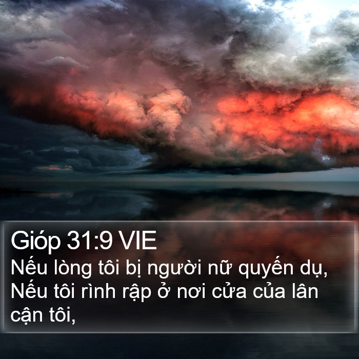 Gióp 31:9 VIE Bible Study