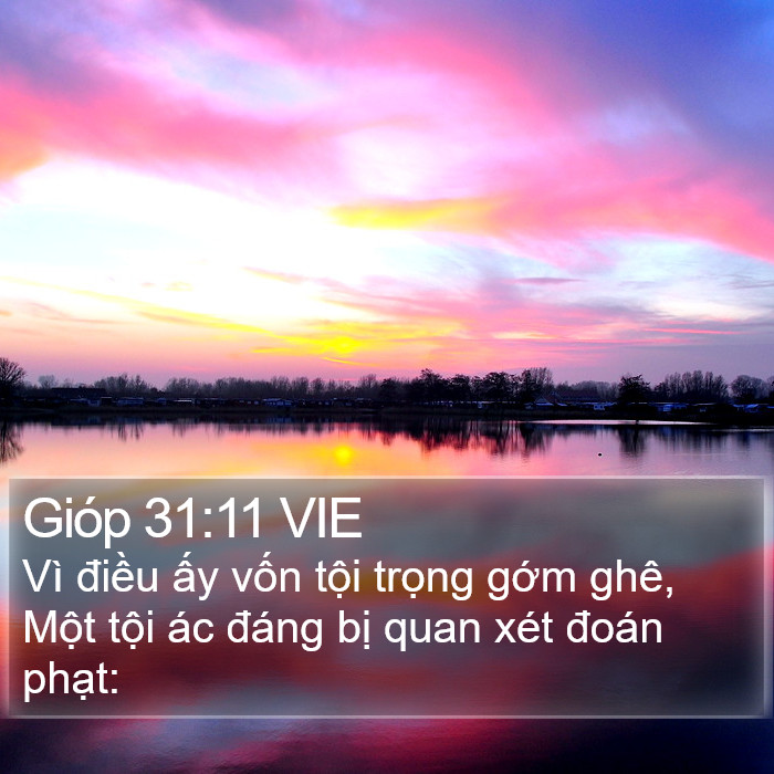 Gióp 31:11 VIE Bible Study