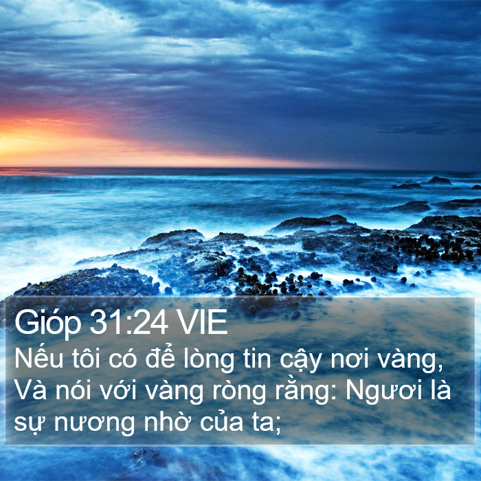 Gióp 31:24 VIE Bible Study