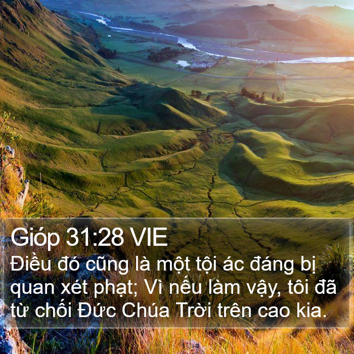 Gióp 31:28 VIE Bible Study