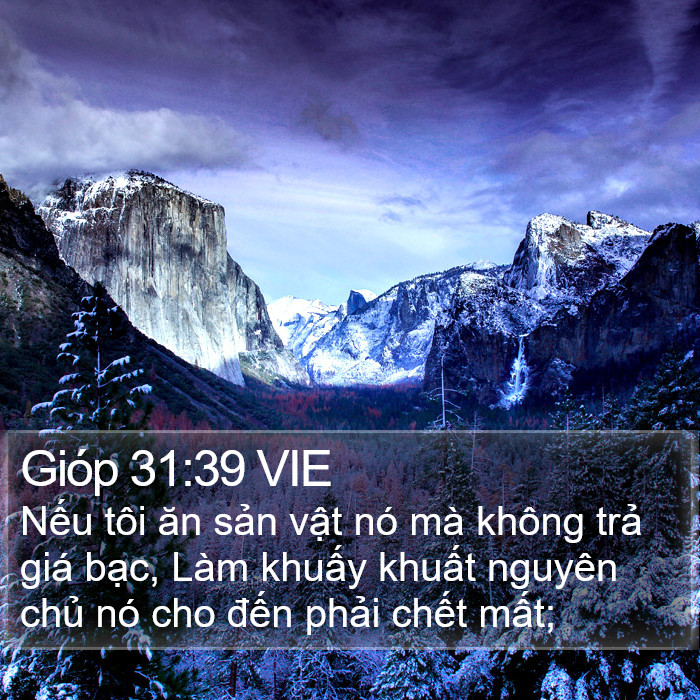 Gióp 31:39 VIE Bible Study