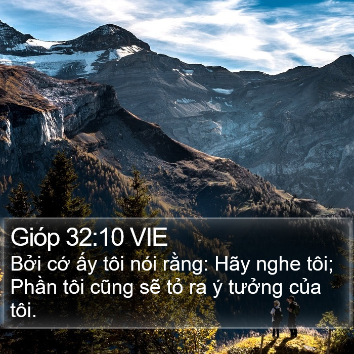 Gióp 32:10 VIE Bible Study
