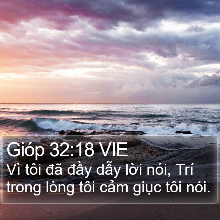 Gióp 32:18 VIE Bible Study