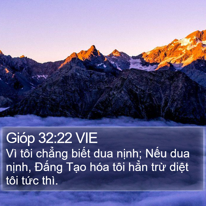 Gióp 32:22 VIE Bible Study