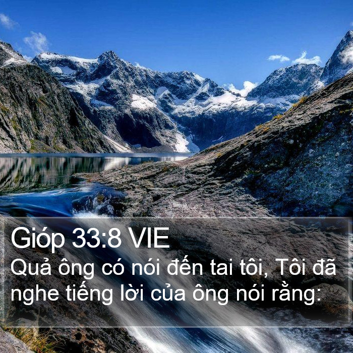 Gióp 33:8 VIE Bible Study