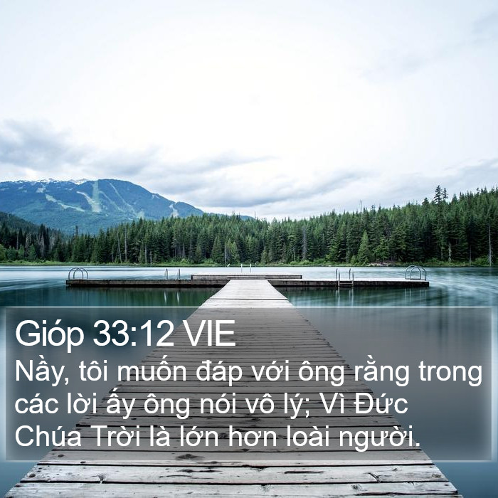 Gióp 33:12 VIE Bible Study