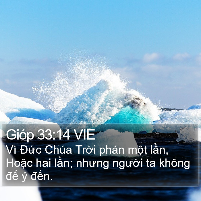 Gióp 33:14 VIE Bible Study