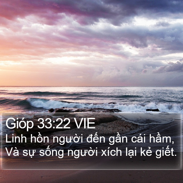 Gióp 33:22 VIE Bible Study