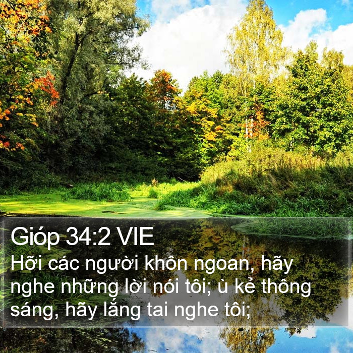 Gióp 34:2 VIE Bible Study