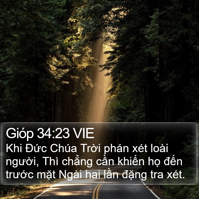 Gióp 34:23 VIE Bible Study