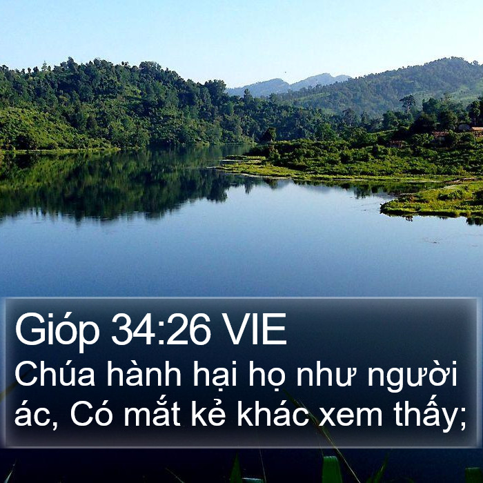 Gióp 34:26 VIE Bible Study