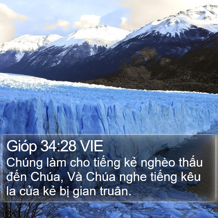 Gióp 34:28 VIE Bible Study