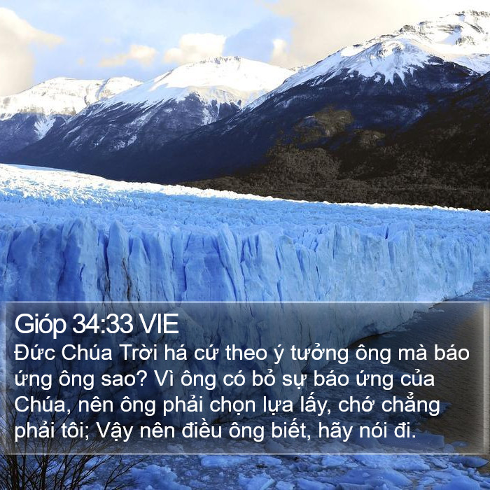 Gióp 34:33 VIE Bible Study