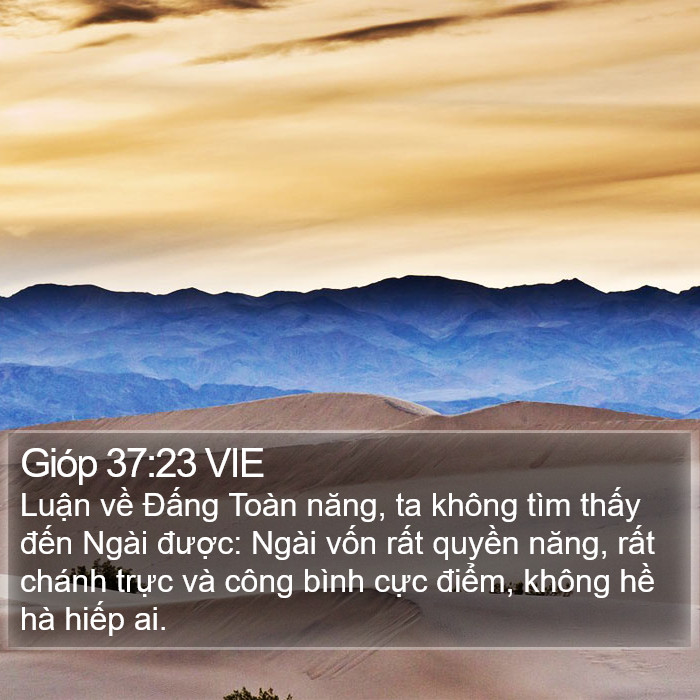Gióp 37:23 VIE Bible Study