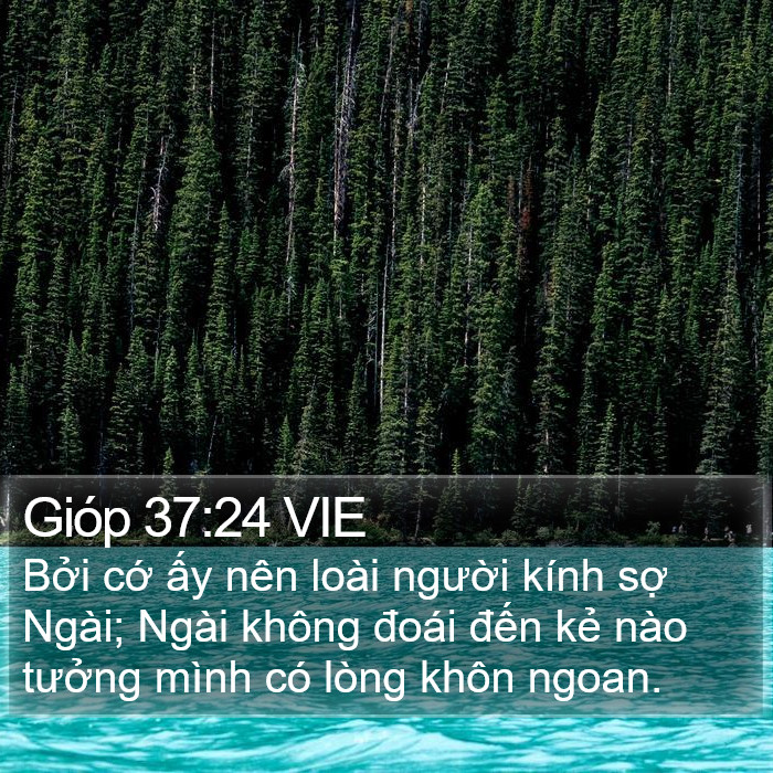 Gióp 37:24 VIE Bible Study