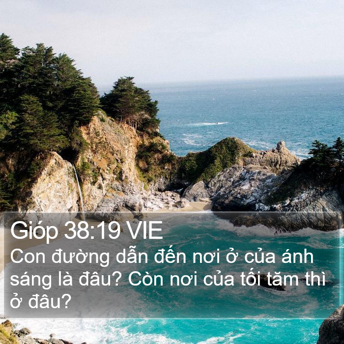 Gióp 38:19 VIE Bible Study