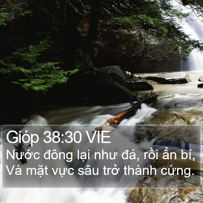 Gióp 38:30 VIE Bible Study
