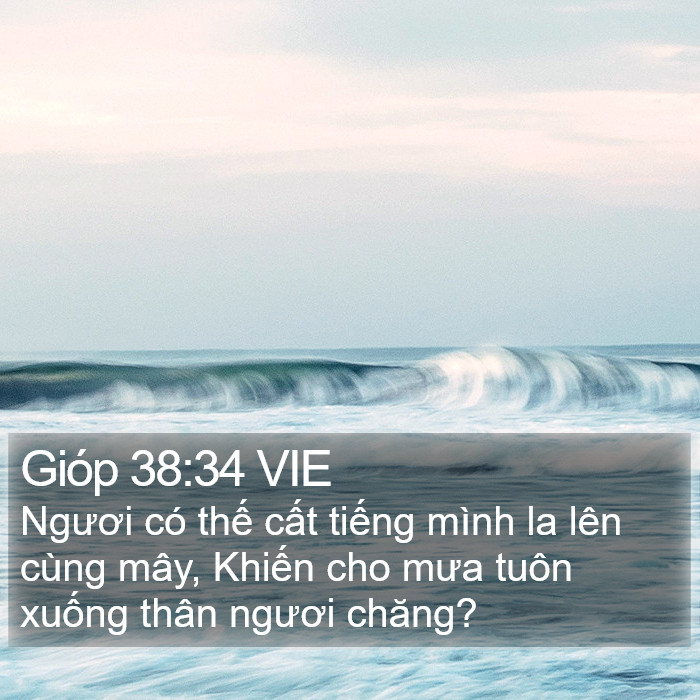 Gióp 38:34 VIE Bible Study
