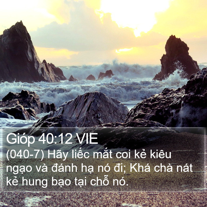 Gióp 40:12 VIE Bible Study
