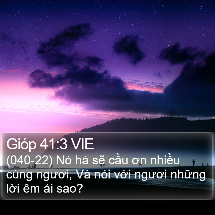 Gióp 41:3 VIE Bible Study