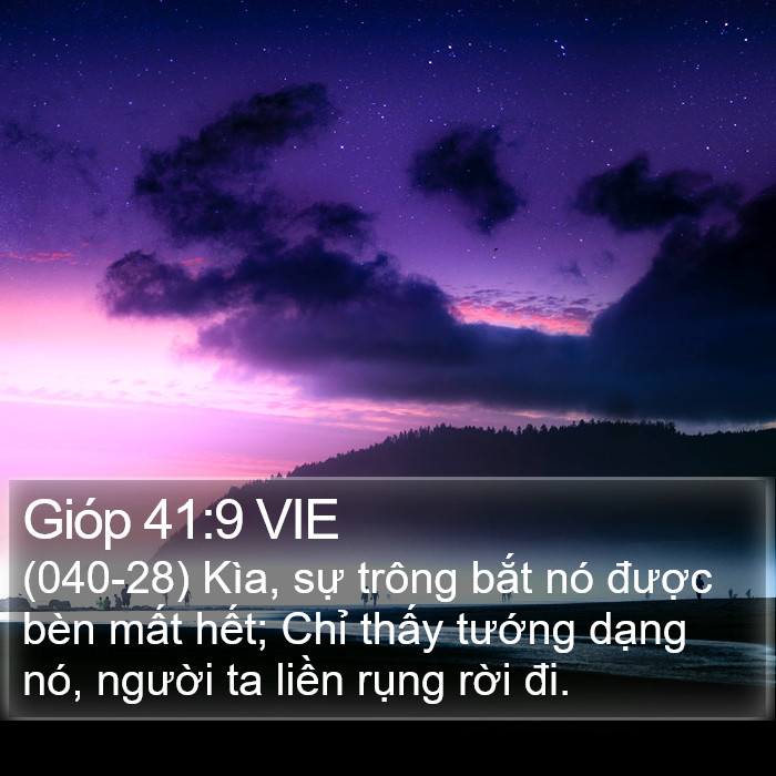 Gióp 41:9 VIE Bible Study