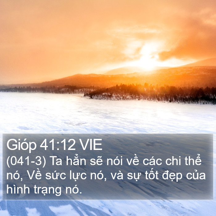 Gióp 41:12 VIE Bible Study