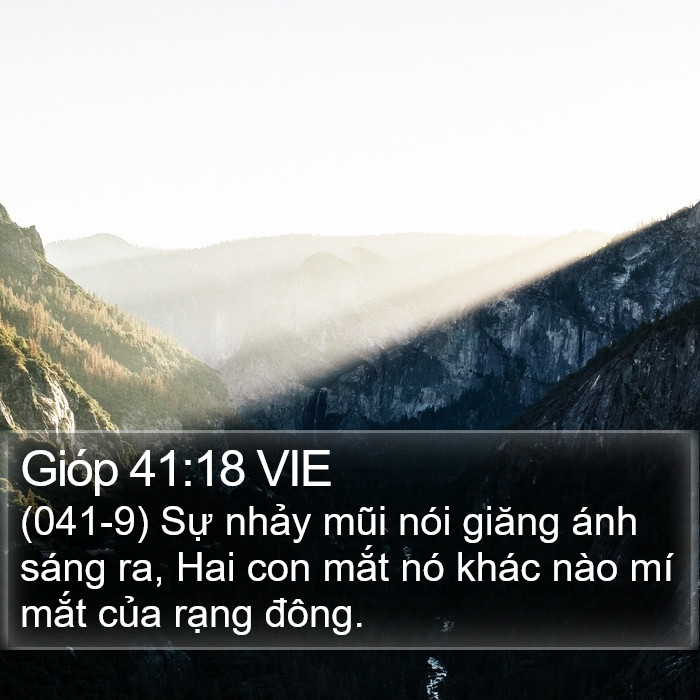 Gióp 41:18 VIE Bible Study