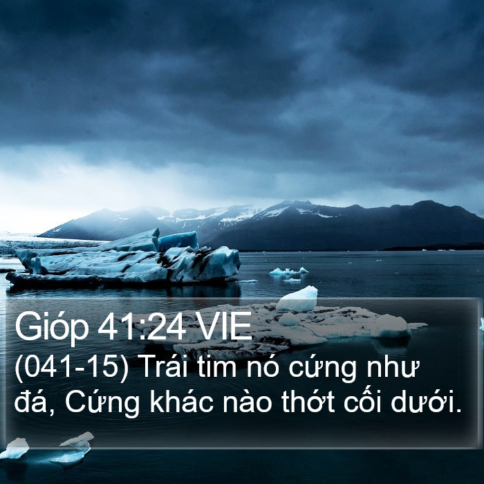 Gióp 41:24 VIE Bible Study