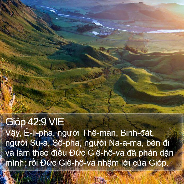 Gióp 42:9 VIE Bible Study
