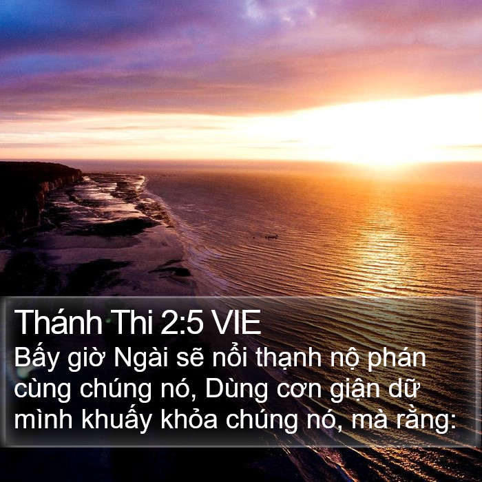 Thánh Thi 2:5 VIE Bible Study